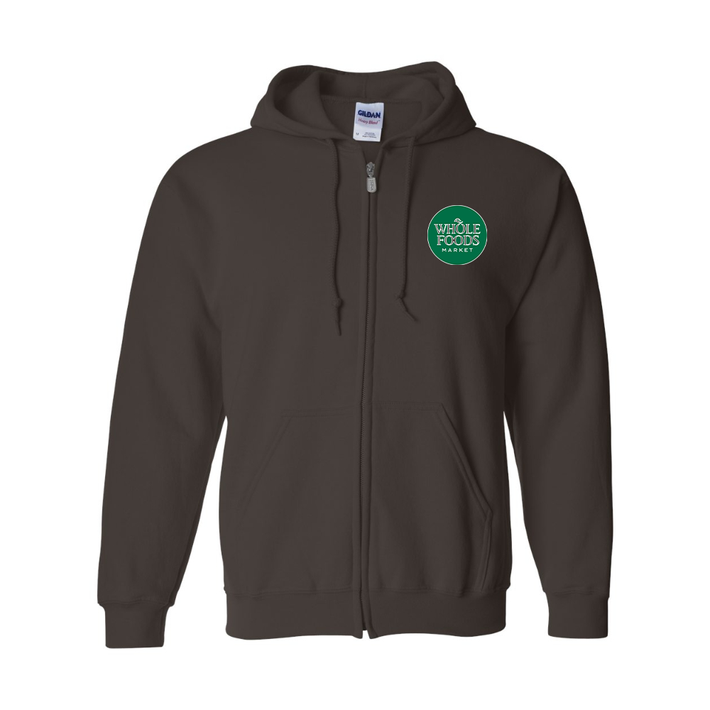 Men's Whole Foods Market Gildan  Heavy Blend Full Zip Hooded Sweatshirt